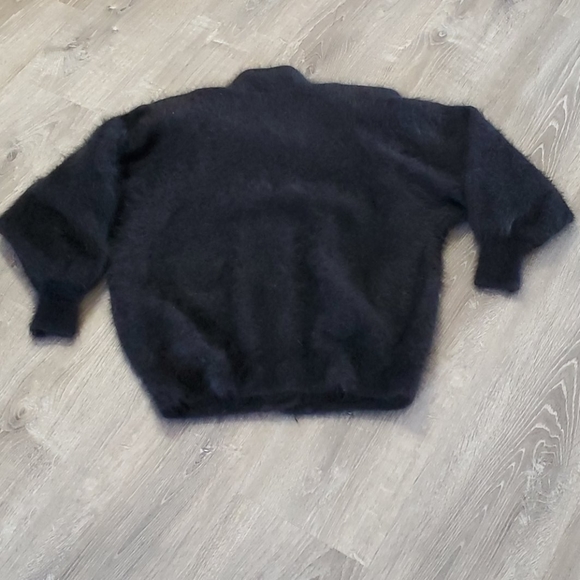 Vintage Exclusively Misook International cardigan kimono sleeve button down - Picture 5 of 7